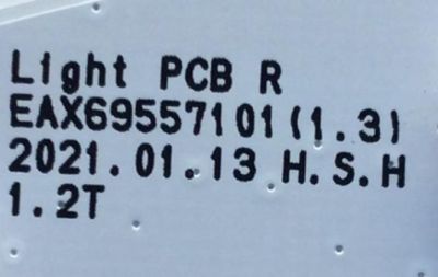 LEDS PARA ILUMINACION DE MONITOR LG / NUMERO DE PARTE EAX69557101 / EAX69557001 / PANEL LM270WR8(SS)(A1) / MODELO 27GP950-B.AUSOMPN - Imagen 2